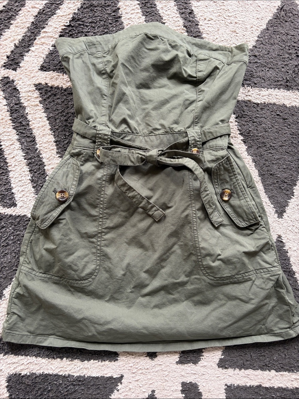 American Eagle Cargo Tube-top Dress